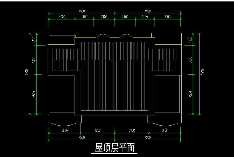 SU联排别墅模型资料下载-联排别墅施工图