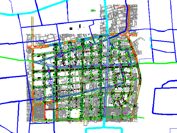 市政道路横断面布置资料下载-市政道路工程施工设计图纸（共28张，含工程说明文档）