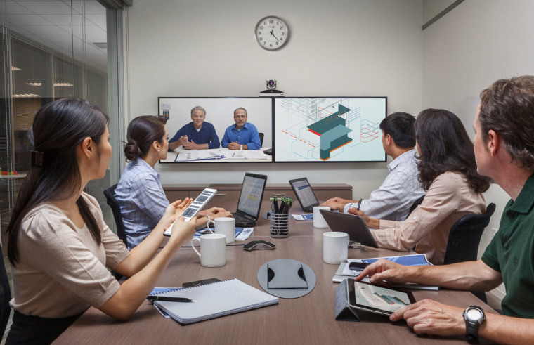 视频会议设计资料下载-科达视频会议设备连接图