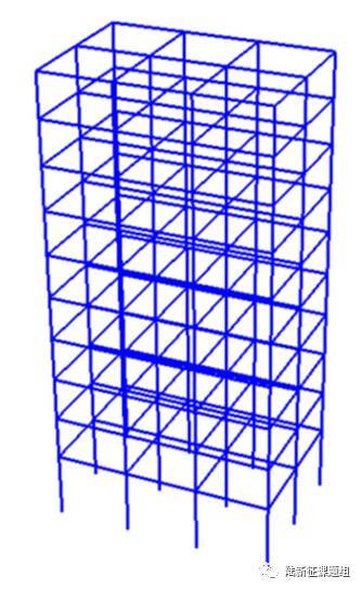 8层框架结构OpenSEES倒塌模拟_7