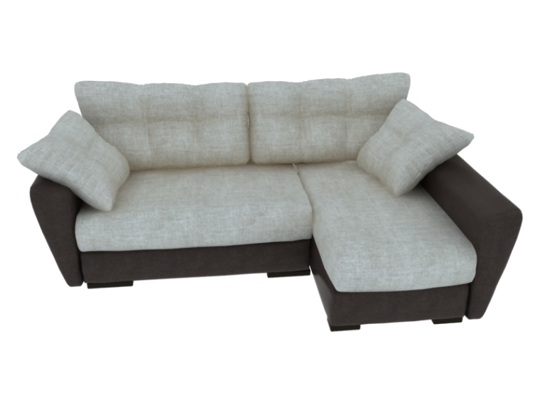 美式沙发布艺贴图资料下载-现代沙发3D模型下载