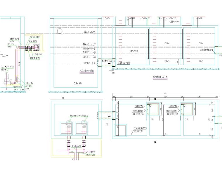 某污水提升泵站检查井大样图-大样图