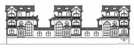 轻钢别墅建筑方案图资料下载-某四层别墅建筑方案图