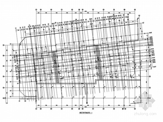 地下车库顶板高度资料下载-[四川]地下单层框架结构地下车库结构施工图