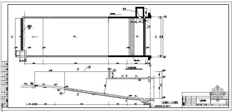 地下车库坡道雨棚结构资料下载-某坡道结构节点构造详图