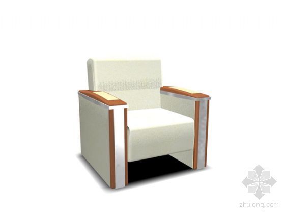 单人桌椅cad资料下载-单人沙发3