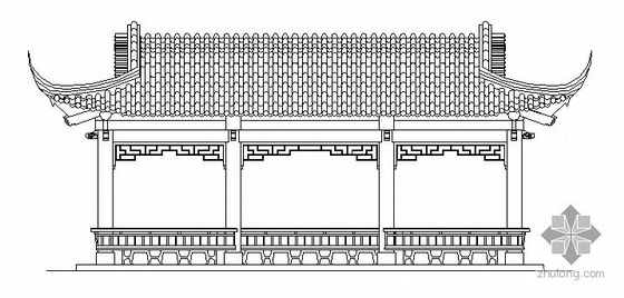 水榭CAD施工图资料下载-[徐州市]某市水榭建筑施工图