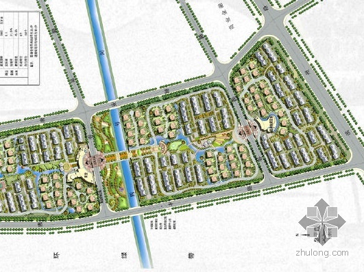 村镇旅游规划cad图资料下载-上海浦东村镇规划设计方案