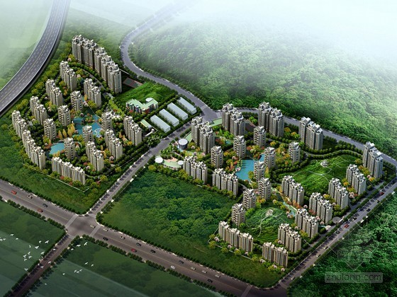 雨水花园方案文本资料下载-[上海]某高档成熟住宅花园小区方案文本