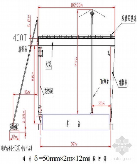 200t×97m双梁门式起重机吊装方案（双机抬吊）- 