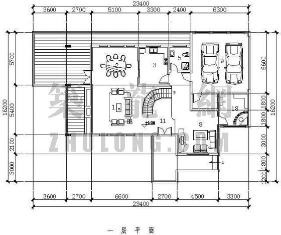 12层住宅建筑图纸立面图资料下载-某住宅户型平立面图