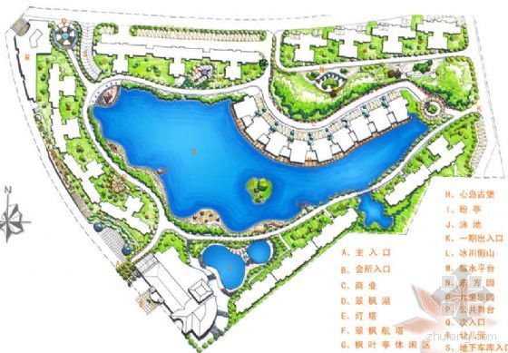 深圳青年公寓景观设计方案资料下载-广东深圳小区景观设计方案