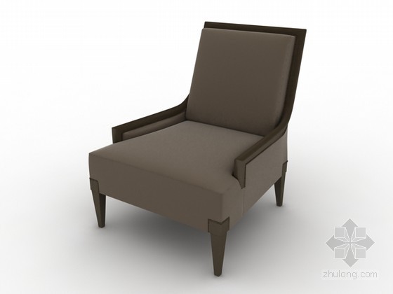 单人椅3d模型资料下载-单人椅