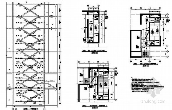 超高层楼梯施工工法资料下载-某超高层住宅楼梯节点详图
