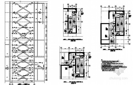 高层住宅楼梯资料下载-某超高层住宅楼梯节点详图