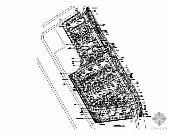 小区绿化设计CAD图资料下载-某小区绿化种植设计图