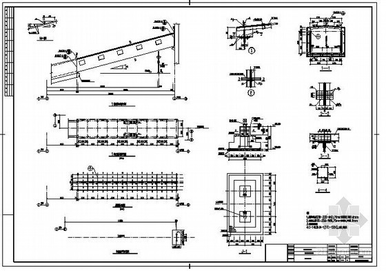 皮带通廊施工方案资料下载-某钢桁架皮带通廊结构设计图