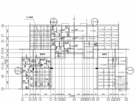 20平米小平房建筑图资料下载-重庆市旭日凤凰城E型房建筑图