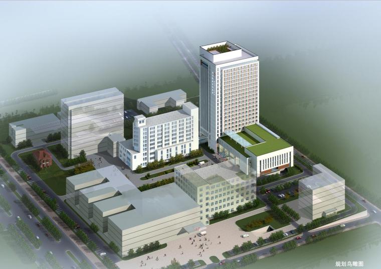 医院总平面规划设计资料下载-[江苏]某人民医院病房大楼规划设计文本（CAD+SU+文本）