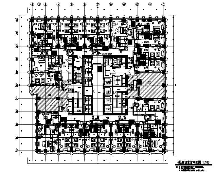 150米酒店施工图资料下载-青岛51层237米超高酒店暖通施工图