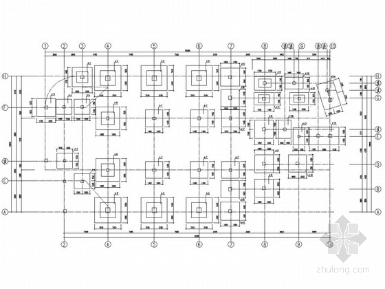 阶梯教室建筑cad资料下载-阶梯教室结构施工图（含大垮梁设计）