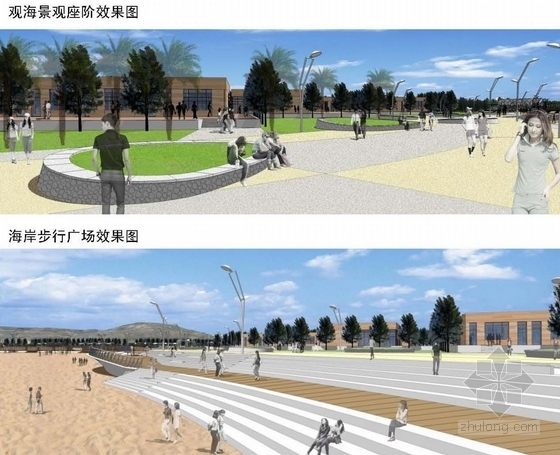 [福建]滨海城市海滨浴场景观规划设计方案-效果图