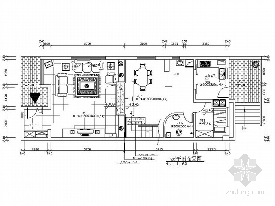 现代简约室内家具CAD资料下载-[北京]房地产上市公司作品现代简约别墅室内设计施工图