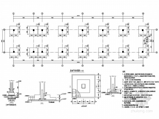 两层楼车库模型资料下载-两层框架车库及器材库房结构施工图