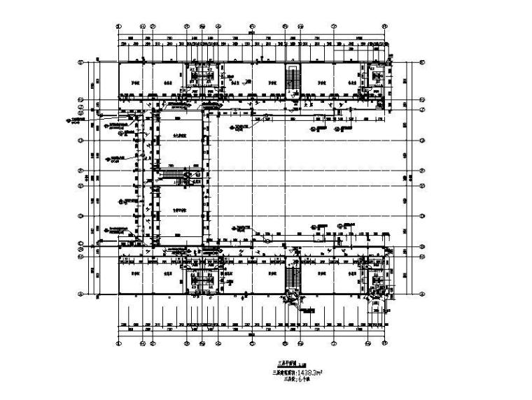 [广州]三层欧式风格涂料外墙镇级幼儿园建筑施工图-三层欧式风格涂料外墙镇级幼儿园建筑施工图