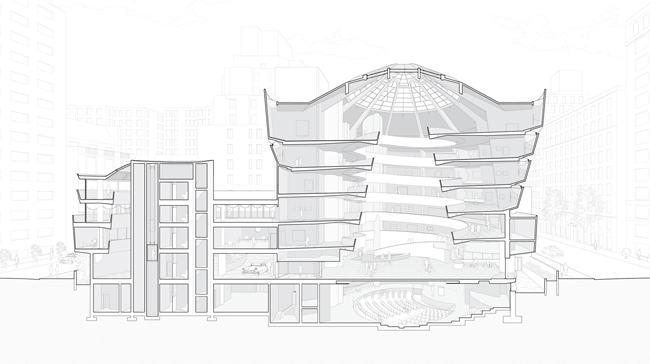 建筑剖面制图资料下载-建筑剖面图之美