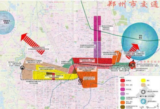 景观概念性规划设计资料下载-郑州城市景观大道概念性规划设计方案