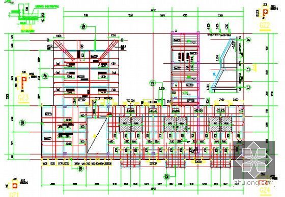 [广东]办公楼建筑安装工程量清单报价书(附全套CAD图纸)-板配筋图