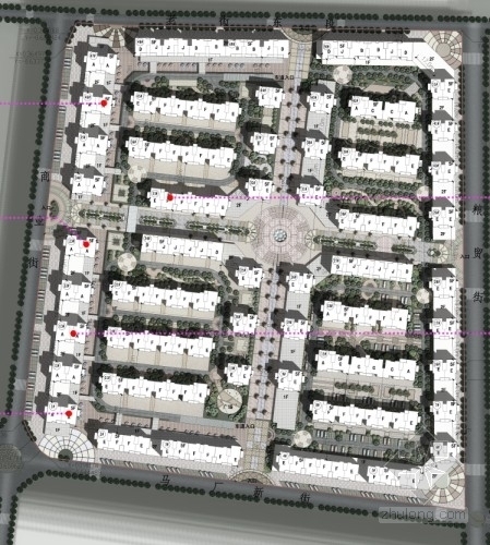 [江苏]某地知名地产风格小区规划设计方案文本（含CAD）-图11