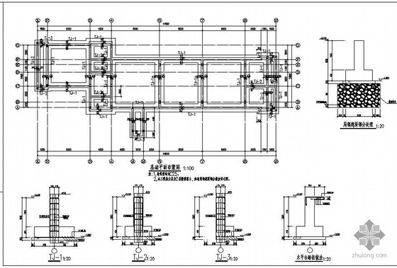 钢框架加固设计图资料下载-某钢框架办公楼结构设计图