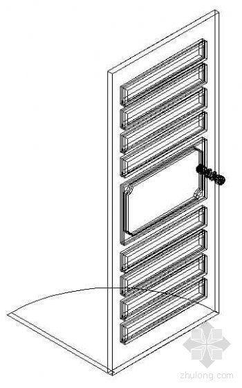 门CAD模型图块28