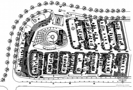 小区绿化图资料下载-某小区绿化种植施工图
