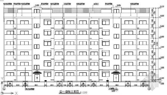 框架结构全套图纸面积资料下载-某框架结构住宅楼建筑结构全套图纸