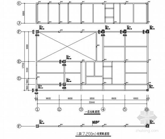 [四川]单层轻钢结构汽车4S店结构施工图- 