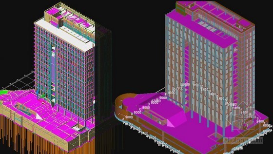 [江苏]高层办公楼全过程施工动画演示高清版（7分钟 BIM应用） -办公楼设计效果图