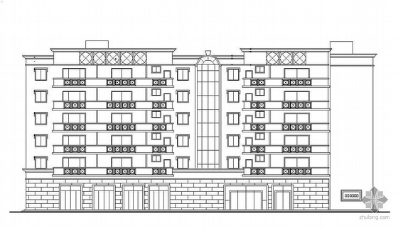 疫情后住宅玄关设计资料下载-某动物疫情测报站办公及住宅楼建初图