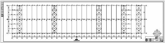 [唐山]2×21米跨门式钢架厂房结构施工图- 