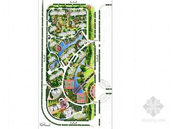 小区景观结合资料下载-[上海]花园小区景观设计方案