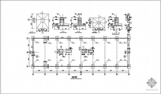 某轻钢结构厂房图纸资料下载-某轻钢结构厂房结构设计图