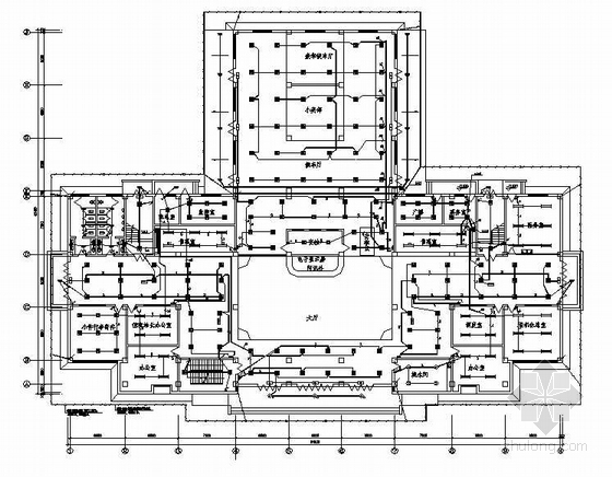 国内外客运站案例视频资料下载-某客运站两层主站房电气施工图