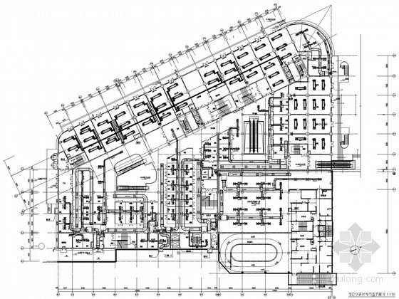 河北27万平米暖通资料下载-[河北]大型商业综合楼暖通空调设计施工图纸(10万平米)