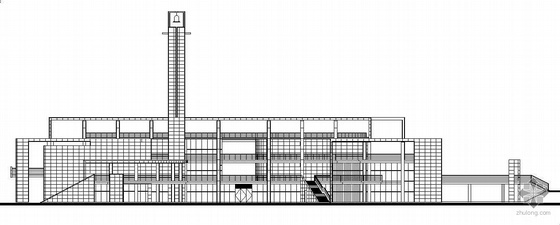 现代岭南建筑设计方案资料下载-某著名大学逸夫人文馆建筑设计方案