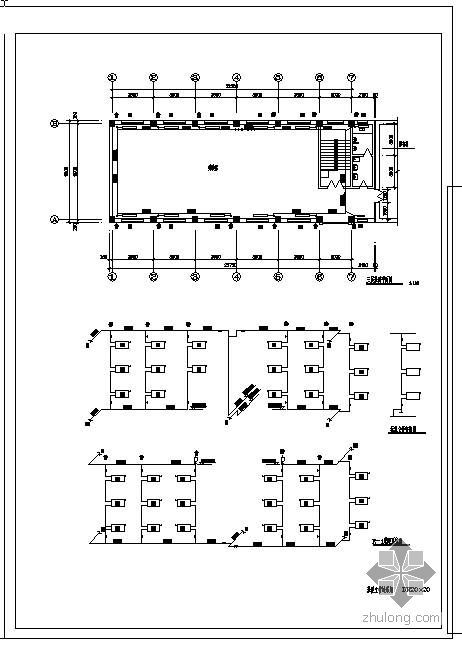 交警办公楼CAD建筑图纸资料下载-高速交警办公楼采暖图