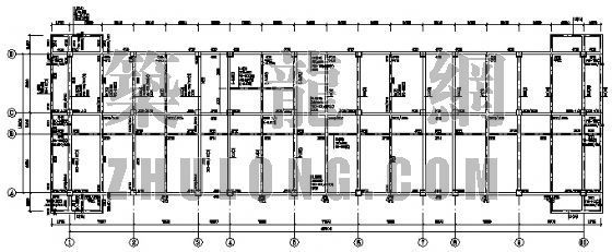 5层框架结构员工宿舍资料下载-5层框架结构图