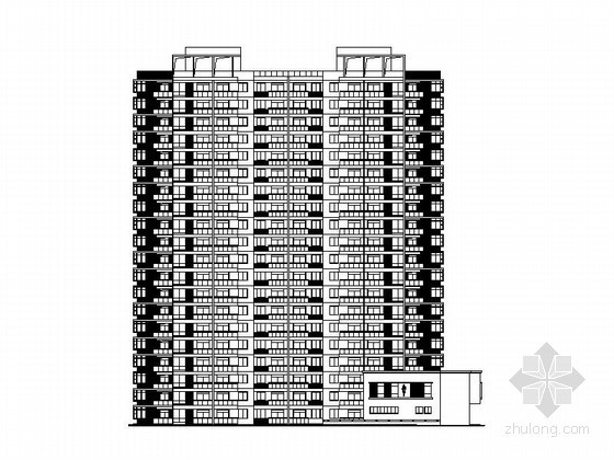 高层经济适用房户型资料下载-[温州]某经济适用房3、4号楼建筑施工图