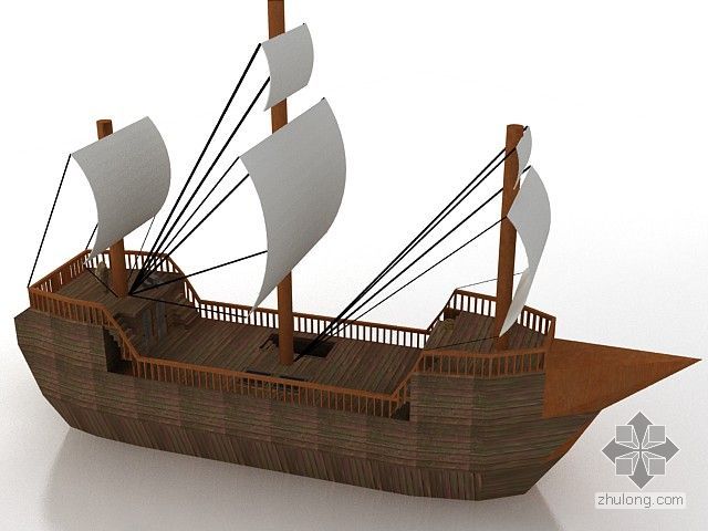 休闲木船打卡点施工图资料下载-装饰木船